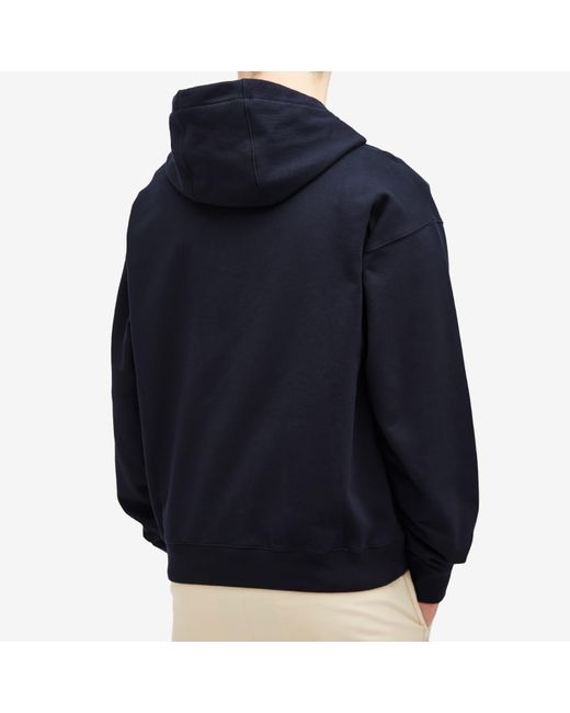 Versace Blue Tiles Embroidered Hoody for men