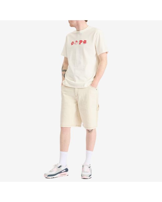 Pawa Speed Sports White Monogram T-Shirt for men