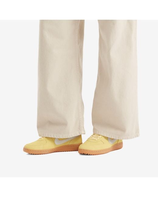 Nike Yellow Field General Suede W Sneaker