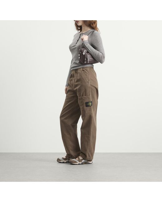 Stone Island Brown Trousers