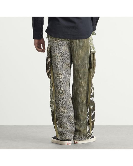 Maharishi Green Maha Rice Stitch M65 Cargo Pants for men