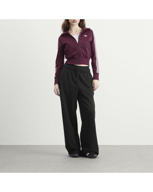 Adidas Purple Classic Firebird Track Top