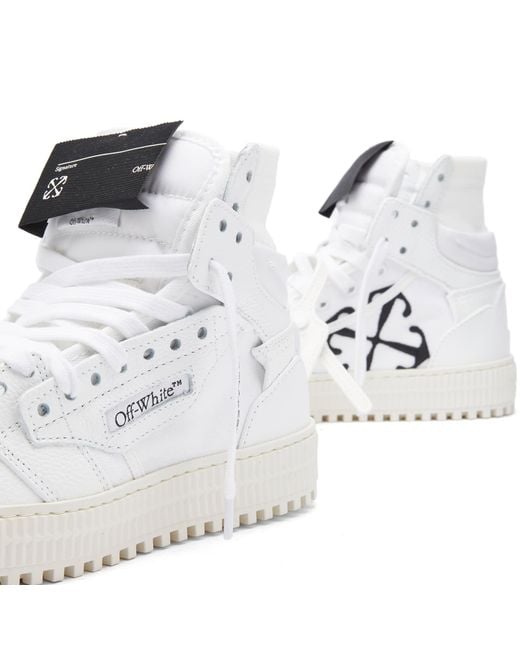 Off-White c/o Virgil Abloh Metallic Off- 3.0 Off Court Calf Leather Sneakers