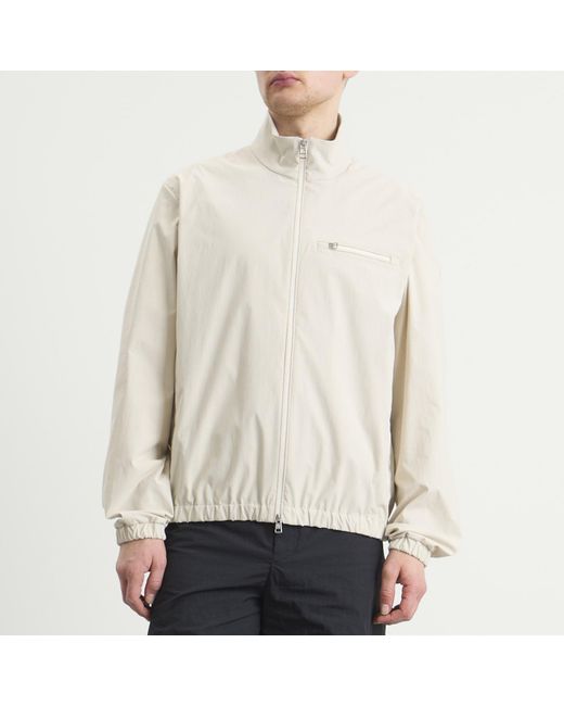Moncler White Danby Zip Up Sport Jacket for men