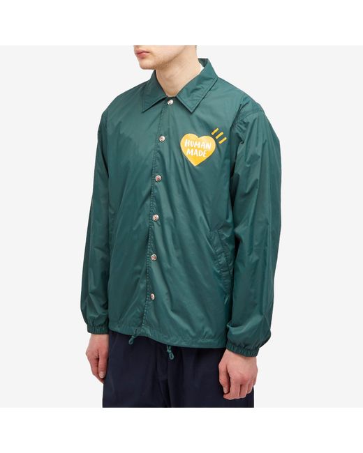 Human Made Green Coach Jacket for men