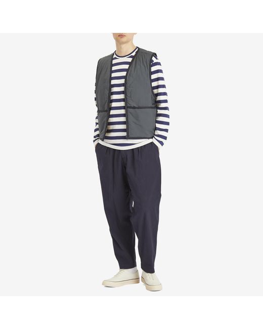 COMME DES GARÇONS PLAY Blue Studded Heart Long Sleeve T-Shirt for men