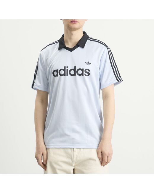 Adidas Blue Spellout Jersey for men