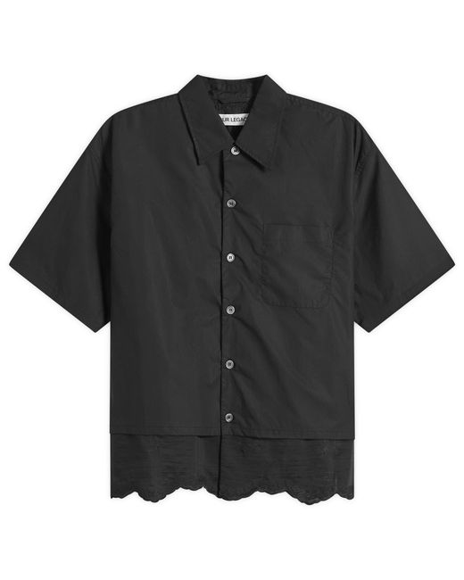 Our Legacy Black Poplin Every Short Sleeve Shirt for men