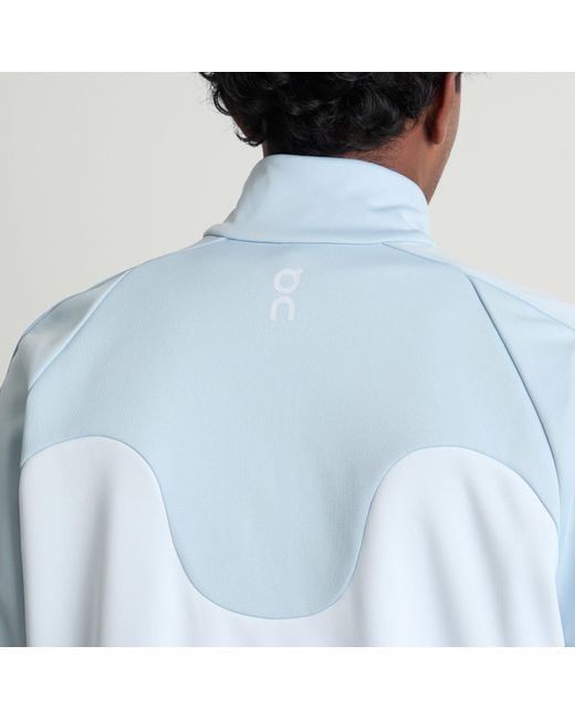 On Shoes Blue Ik Track Jacket for men