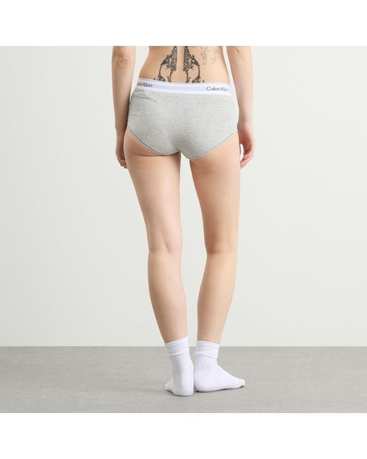 Calvin Klein Gray Icon Boy Short