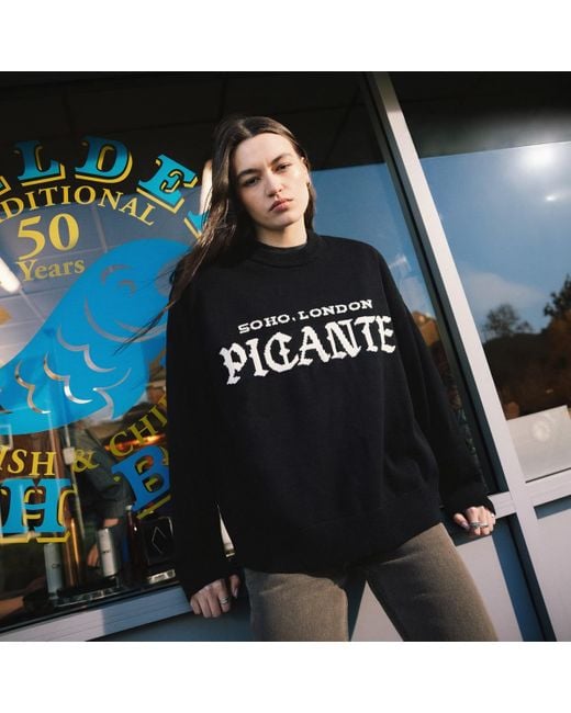 Picante Black End. X Headline Knit Sweater