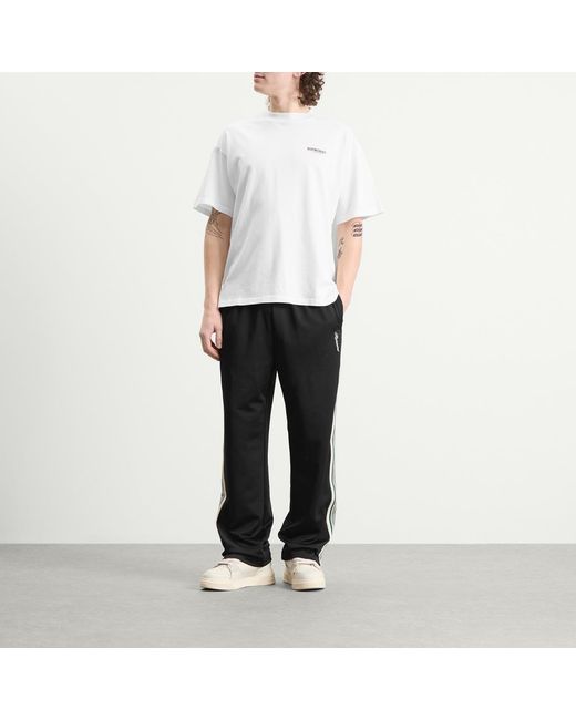 Represent Black Taped Track Pant for men