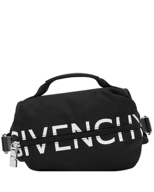 Givenchy Black G-Zip Bum Bag for men