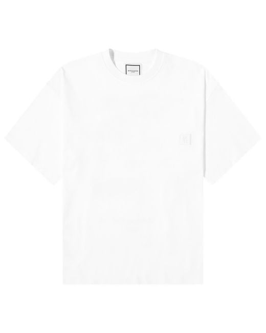 Wooyoungmi White Jellyfish Logo T-Shirt for men