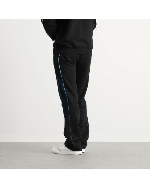 Casablanca Black Loopback Gradient Piping Open Hem Jogger for men