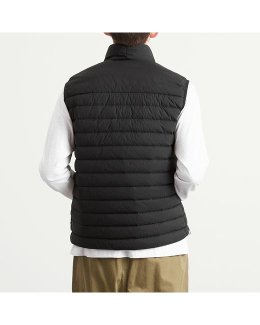 Stone Island Black Seamless Tunnel Nylon Down-Tc Light Vest for men