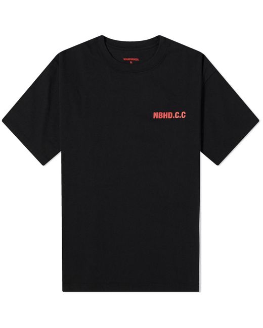 Neighborhood Black Ss-6 T-Shirt for men