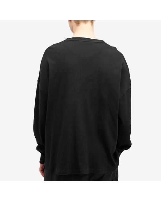 Loewe Black Anagram Long Sleeve T-Shirt for men
