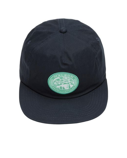 Malbon Blue Horizon Snapback for men