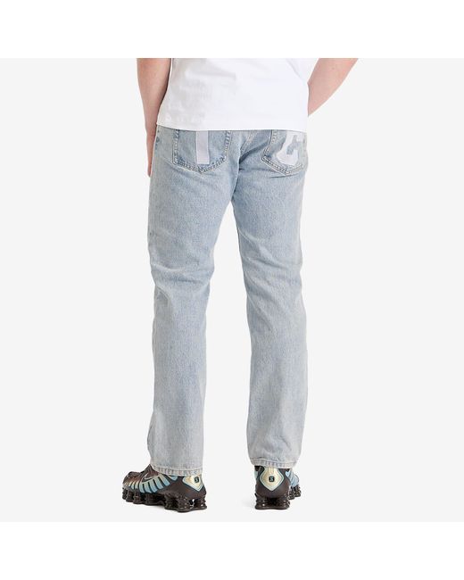 ICECREAM Blue Running Dog Straight Leg Denim Jeans for men