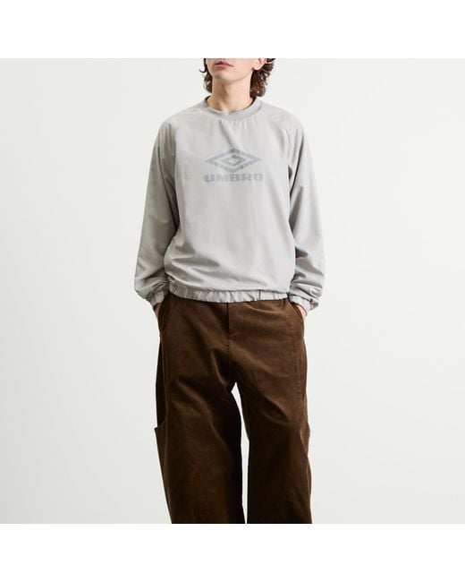 Umbro Gray Reversible Crew Top for men