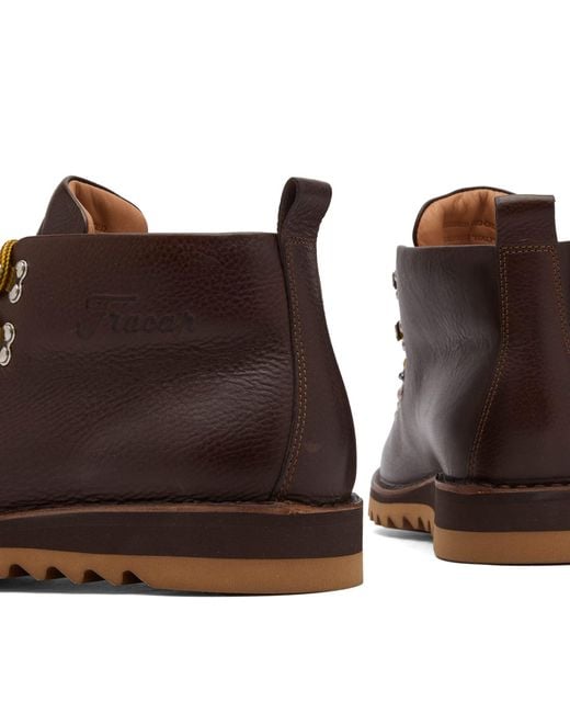 Fracap Brown M120 Ripple Sole Scarponcino Boot for men