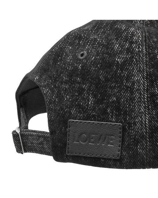 Loewe Black Patch Cap for men