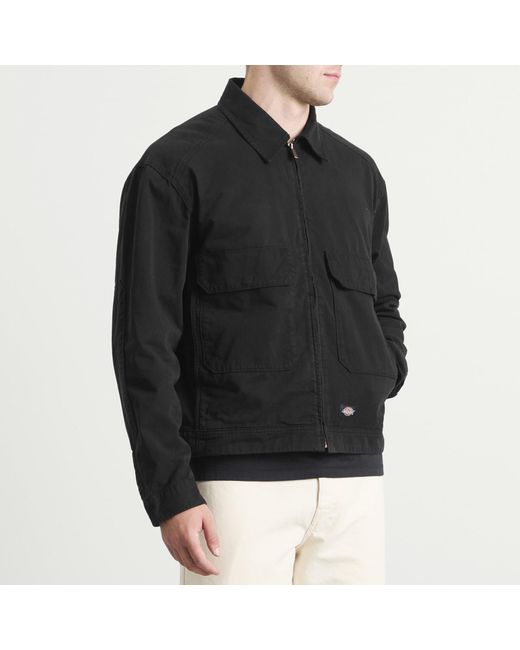 Dickies Black Fort Smith Trucker Jacket for men