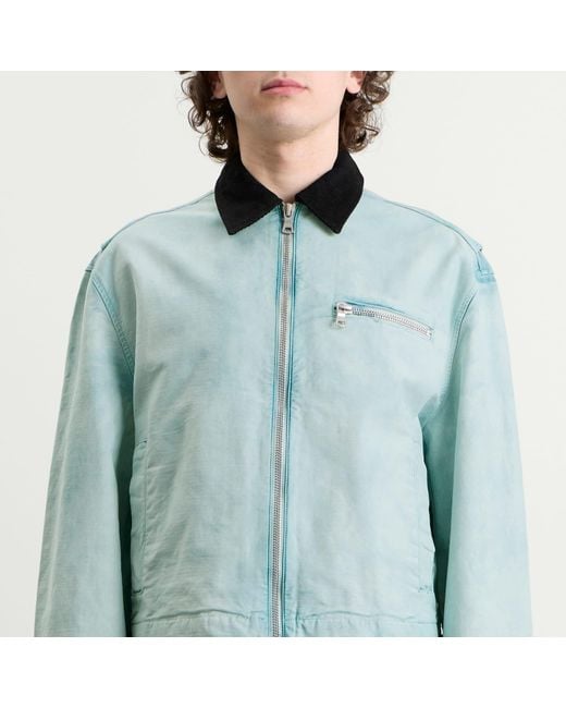 MKI Miyuki-Zoku Blue Sunfaded Work Jacket for men