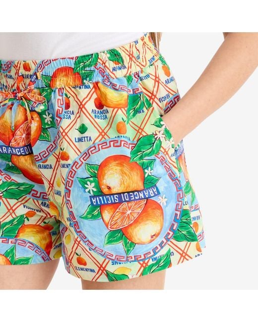 Damson Madder Blue Pull On Shorts