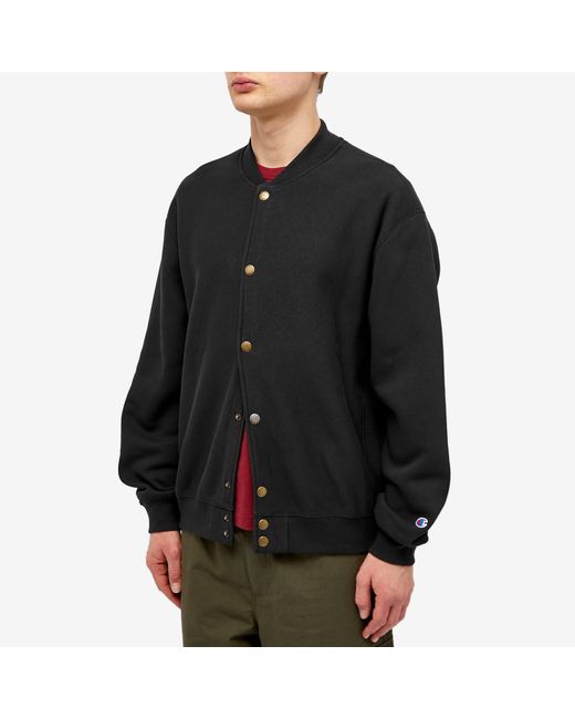Champion button cheap up jacket