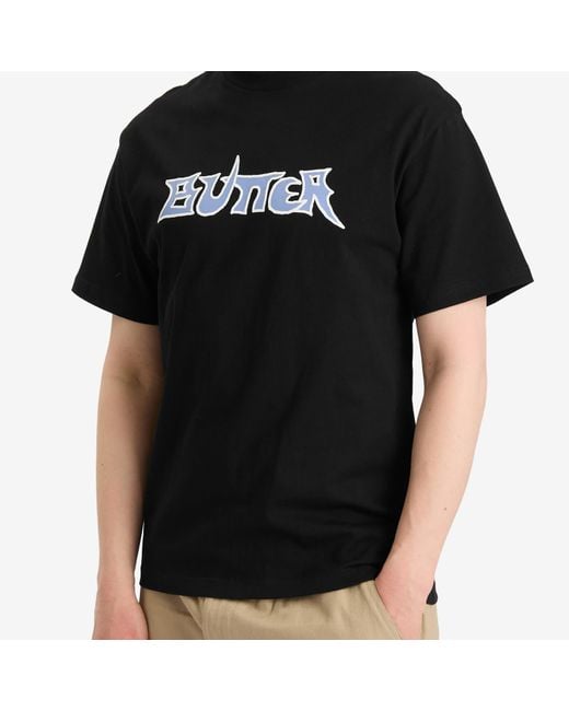 Butter Goods Black Encounter T-Shirt for men