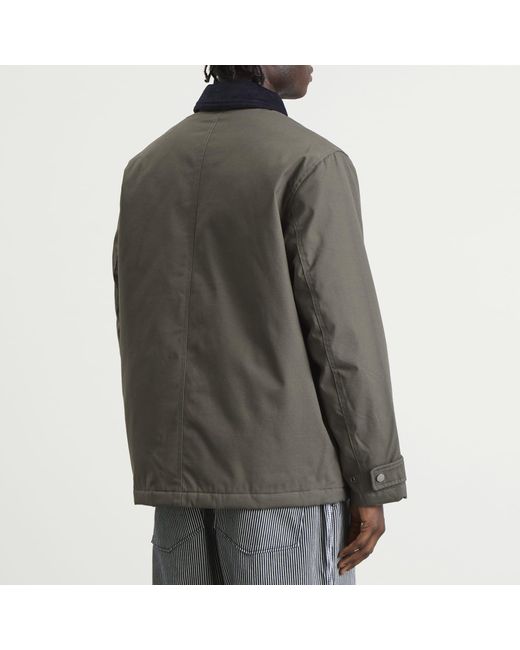 Armor Lux Green Quilted Work Jacket for men