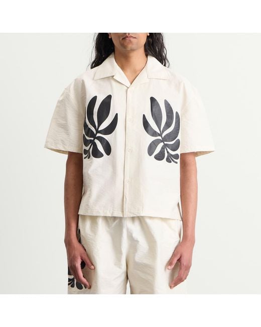 MKI Miyuki-Zoku Natural Botanical Print Vacation Shirt for men