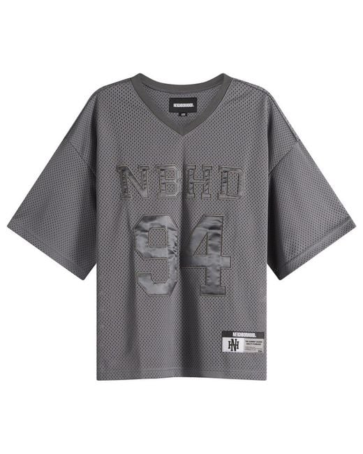 Neighborhood Gray Mesh Hockey Shirt for men