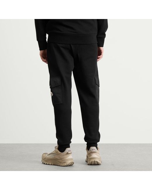Moncler Black Patch Sweatpant for men