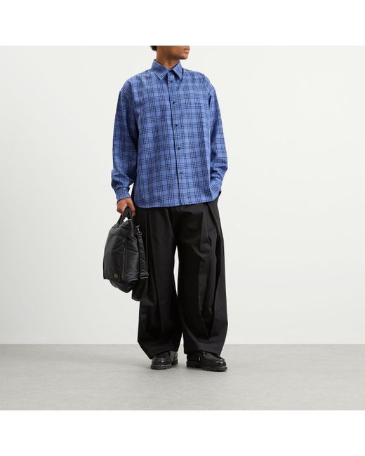 SAGE NATION Blue Chisholm Check Shirt for men