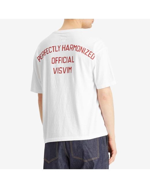 Visvim White Perfectly Harmonized Jumbo T-Shirt for men
