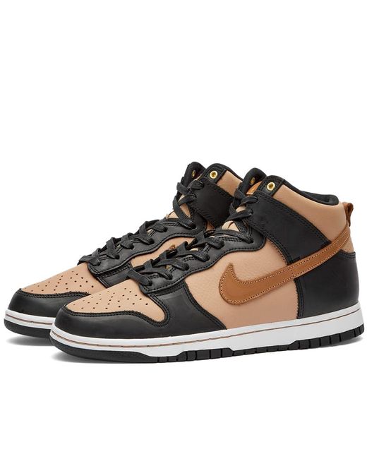 Nike Dunk High Lxx "black Flax" Shoes in Natural | Lyst