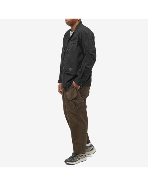 Manastash Extra Mile Infinity Overshirt in Black for Men | Lyst