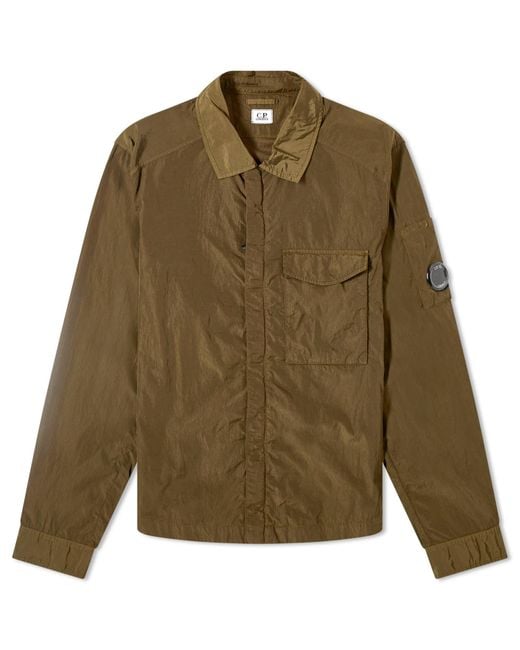 C P Company Green Chrome-R Pocket Overshirt for men