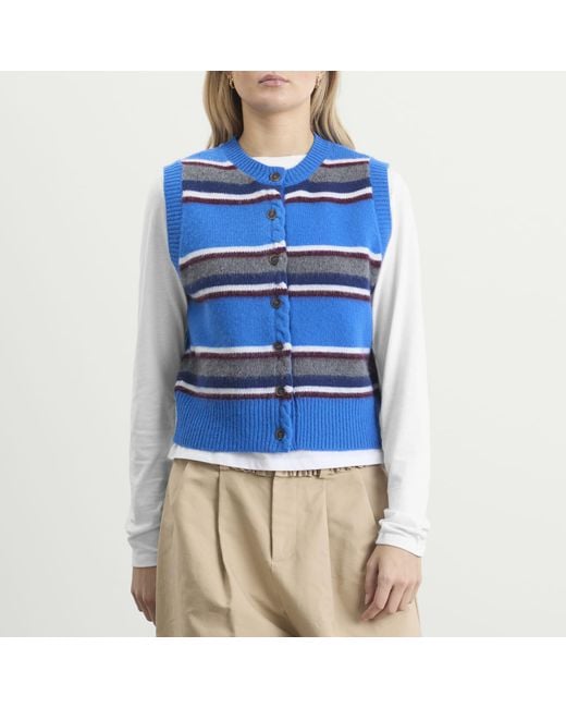 Damson Madder Blue Sofie Vest