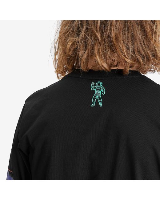 BBCICECREAM Black Astro Portrait Long Sleeve T-Shirt for men