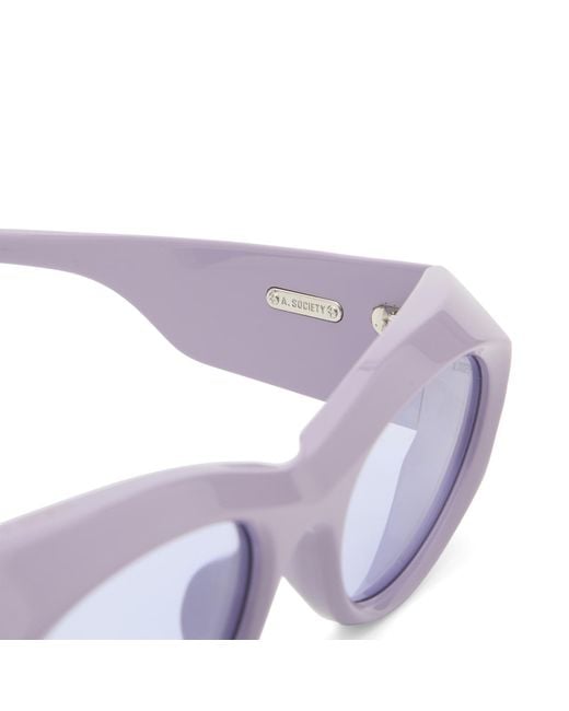 la society Purple Baylor Sunglasses