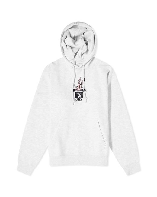 Obey White Disappear Hoodie for men