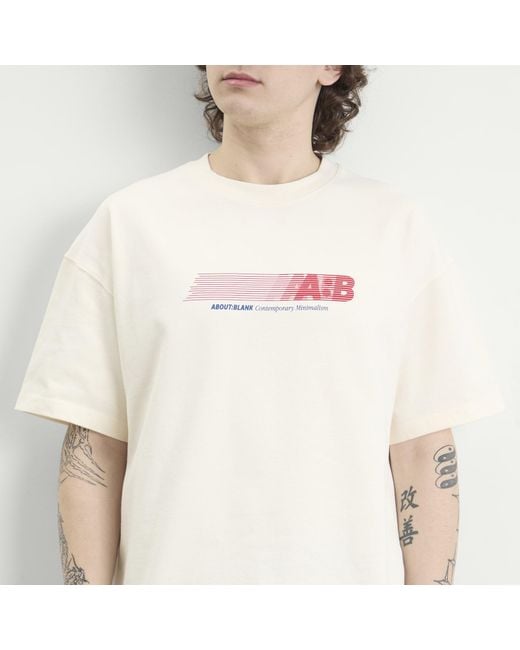 About Blank White Resistance T-Shirt for men
