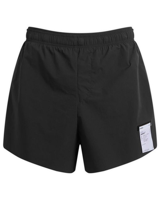 Satisfy Black Justice Distance 2.5 Shorts for men