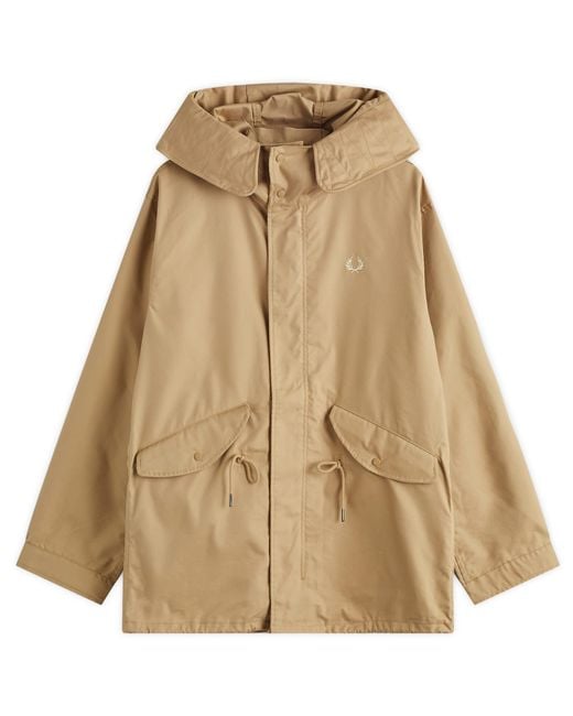 Fred Perry Natural Short Parka Jacket for men