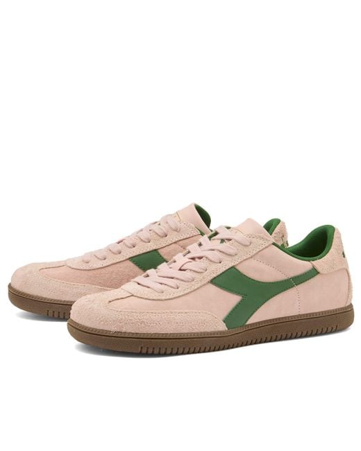 Diadora Brown Trainer Hairy Sneaker for men