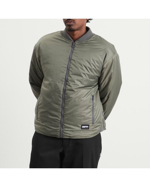 Neighborhood Gray Reversible Padded Jacket for men